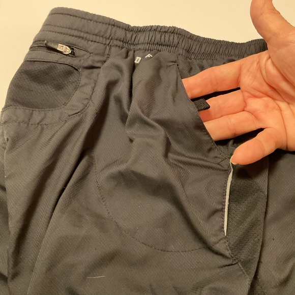 Nike Dri-Fit Athletic Shorts, Black, Lined, Drawstring, Back Zip Pocket, Sz L - Picture 8 of 11